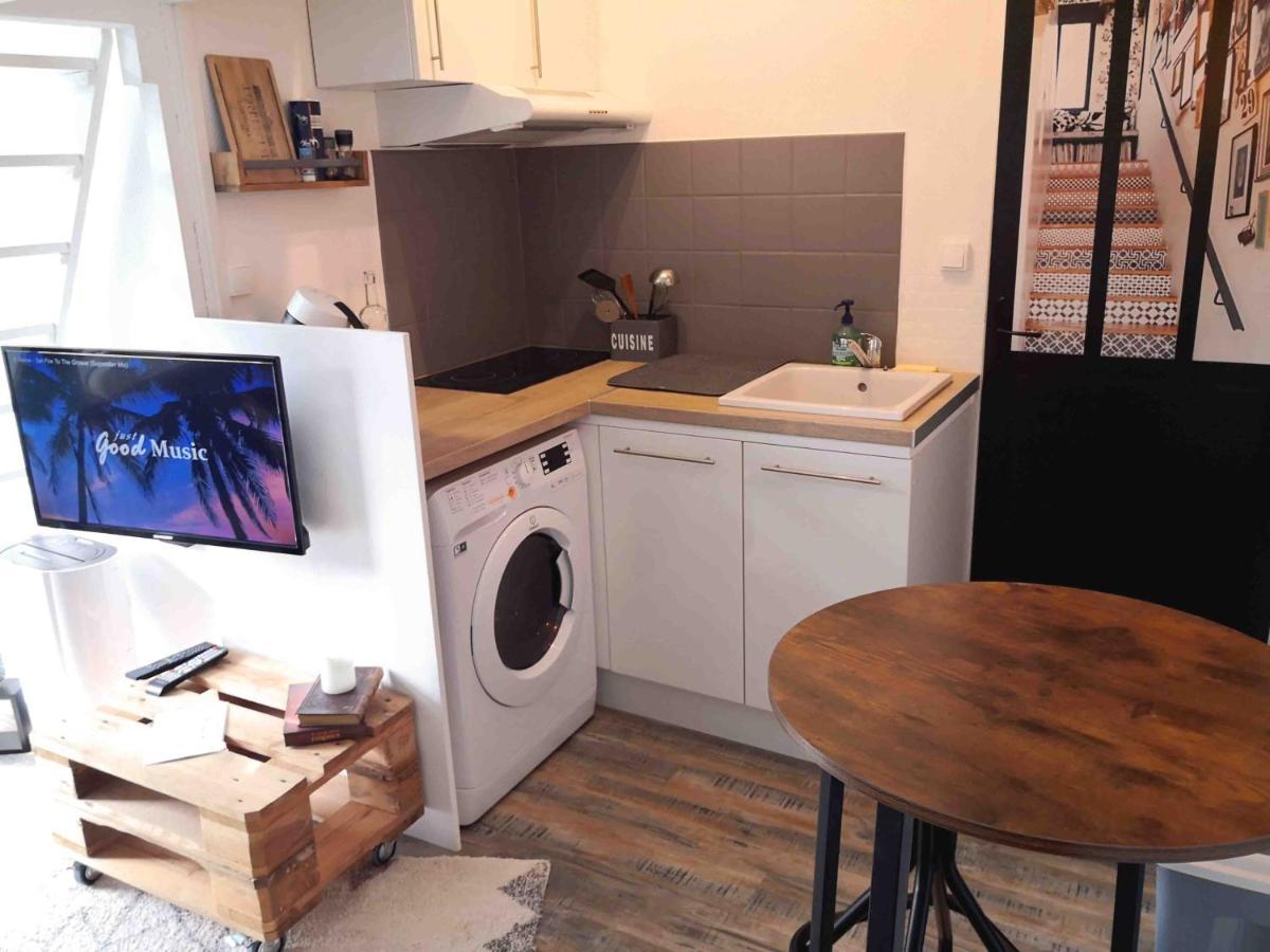 L'Intimiste A St Lo - Studio Duplex Prive - Atypique - Netflix - Wifi - Parking Gratuit - Entree Autonome Сен-Ло Экстерьер фото