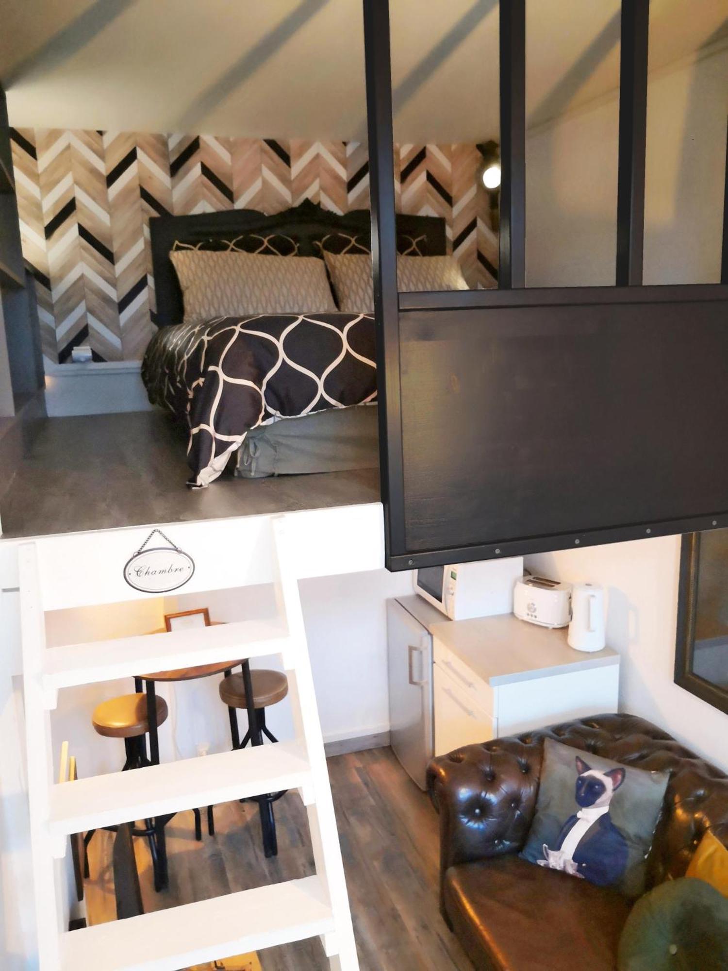 L'Intimiste A St Lo - Studio Duplex Prive - Atypique - Netflix - Wifi - Parking Gratuit - Entree Autonome Сен-Ло Экстерьер фото